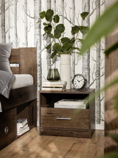 Изображение товара Прикроватная тумба Black Red White Непо KOM1S (дуб монастырский)