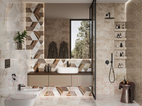 Изображение товара Плитка Gracia Ceramica Joy White Wall 01 (250x600)