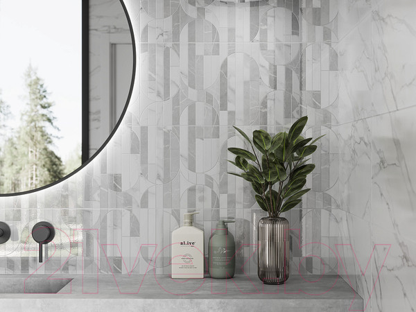 Изображение товара Плитка Gracia Ceramica Modello White Wall 01 (250x600)