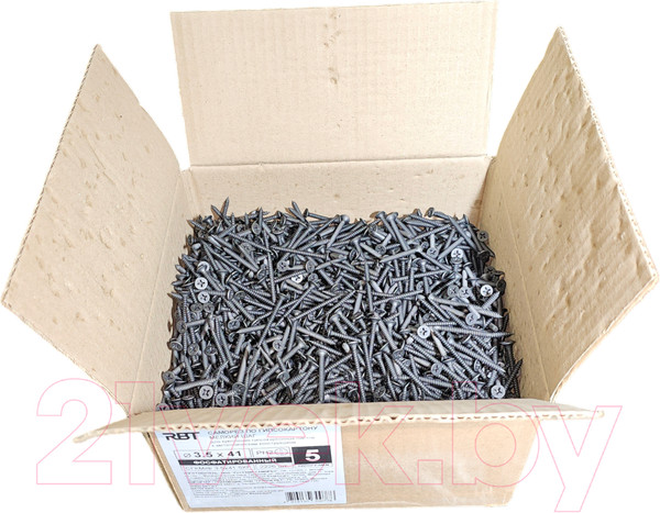 Изображение товара Саморез RBT СГКМ/Ф 3.5x41 мелкий шаг (5кг)