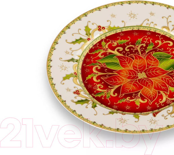 Изображение товара Набор тарелок Lamart Palais Royal Рождественская звезда / LMR-22134-6