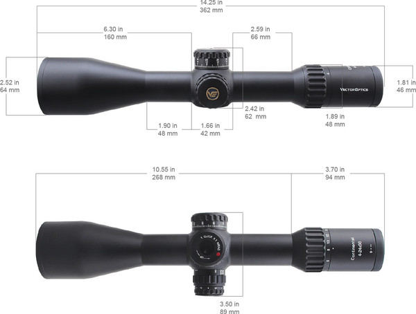 Изображение товара Оптический прицел Vector Optics Continental 4-24x56 SCFF-40