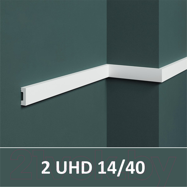 Изображение товара Молдинг SOLID 2 UHD 14/40 из экструдированного пенополистирола (2.4м/68x68мм, белый)