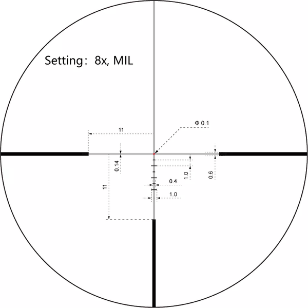 Изображение товара Оптический прицел Vector Optics Continental 1-8x24i SCOC-45
