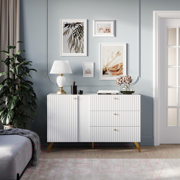 Изображение товара Тумба НК Мебель Reno КД-3 (белый)