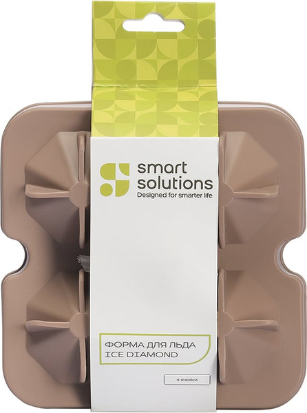 Изображение товара Форма для льда Smart Solutions Ice Diamond / SS0000142 (пепельно-розовый)