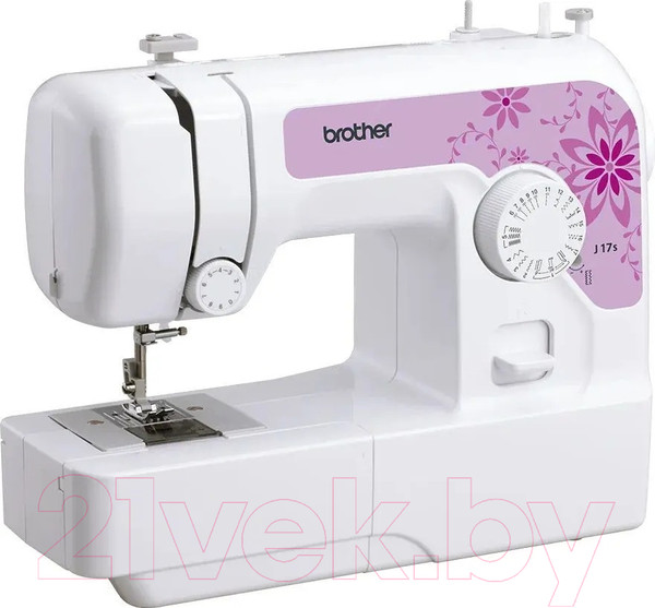 Изображение товара Швейная машина Brother J17S (белый/розовый)