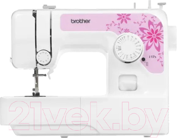 Изображение товара Швейная машина Brother J17S (белый/розовый)