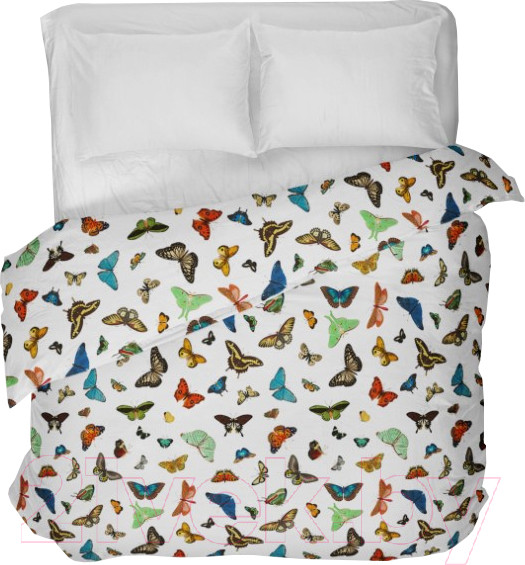 Изображение товара Пододеяльник Samsara Home Бабочки Евро Сат220ПоЦ-2