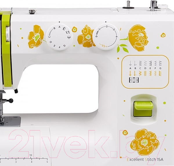 Изображение товара Швейная машина Janome Excellent Stitch 15A  (белый)