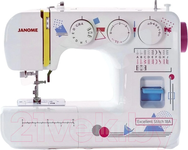 Изображение товара Швейная машина Janome Excellent Stitch 18A  (белый)
