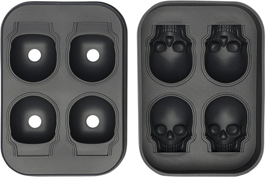 Изображение товара Форма для льда Smart Solutions Ice Skull / SS0000144 (графит)