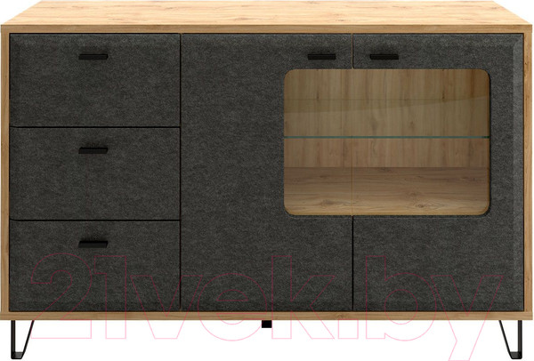 Изображение товара Тумба Black Red White KOM2W3S Grace с подсветкой (дуб наварра)