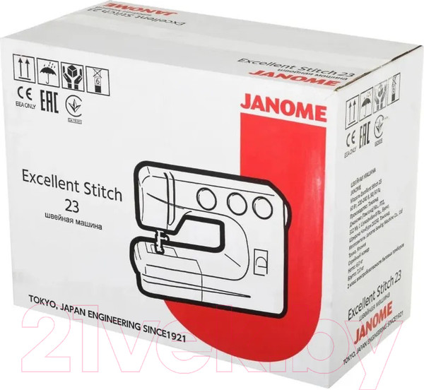 Изображение товара Швейная машина Janome Excellent Stitch 23 (белый)