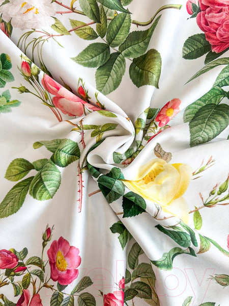 Изображение товара Наволочка Samsara Home Английская роза 70x70 Сат7070НЦ-1