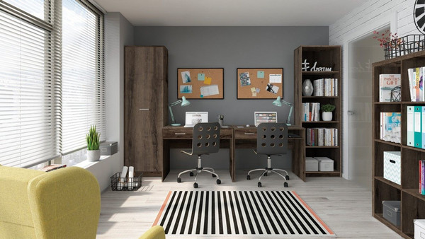 Изображение товара Стеллаж Black Red White Непо REG/19/8 (дуб монастырский)