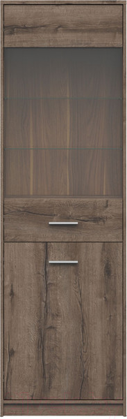 Изображение товара Шкаф с витриной Black Red White Непо REG1D1W (дуб монастырский)