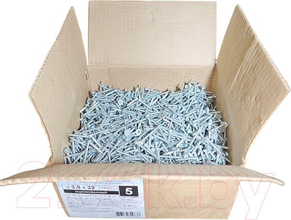 Изображение товара Саморез RBT СГКМ/Ц 3.5x32 мелкий шаг (5кг)