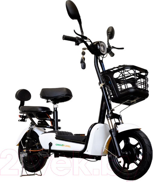 Изображение товара Электроскутер Green Camel Тайфун 400 48V 12Ah 400W (белый)