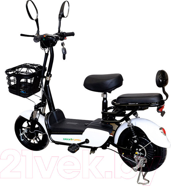 Изображение товара Электроскутер Green Camel Тайфун 400 48V 12Ah 400W (белый)