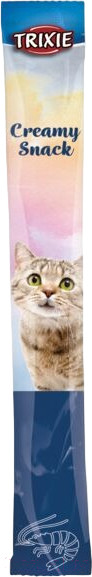 Изображение товара Лакомство для кошек Trixie Creamy Snacks тунец и креветка (5x14г)
