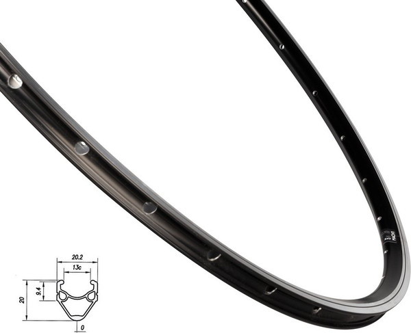 Изображение товара Обод для велосипеда Mach1 CFX / 70192-F (черный)