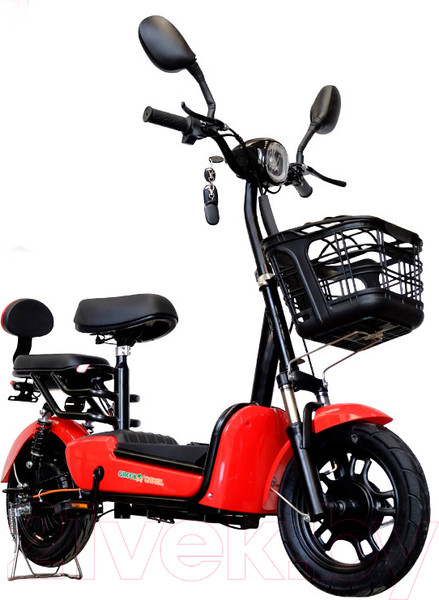 Изображение товара Электроскутер Green Camel Тайфун 400 48V 12Ah 400W (красный)