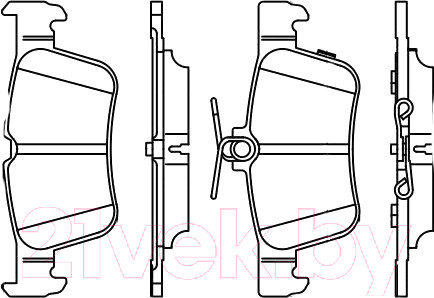 Изображение товара Тормозные колодки Bosch 0986494839