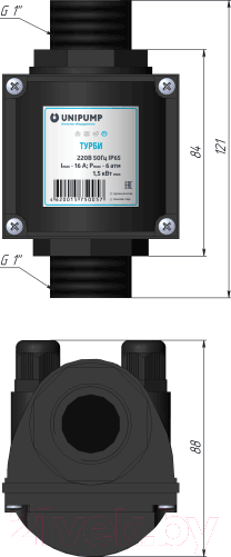 Изображение товара Блок управления насосом Unipump Турби / 17748