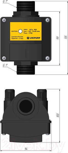 Изображение товара Блок управления насосом Unipump Турби-М2 / 75236