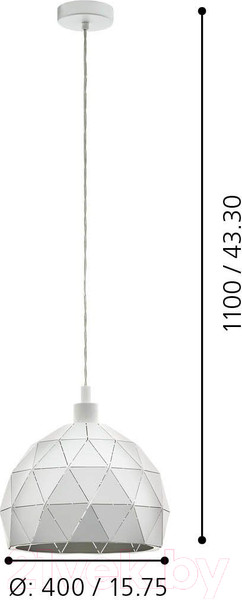 Изображение товара Потолочный светильник Eglo 97854 Roccaforte