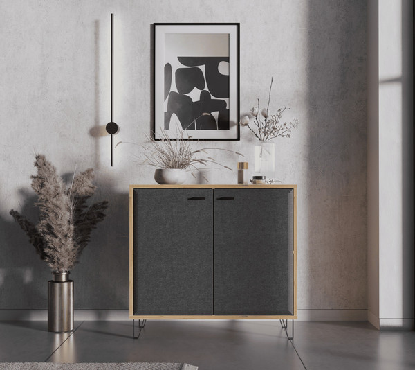 Изображение товара Тумба Black Red White Grace KOM2D (дуб наварра)