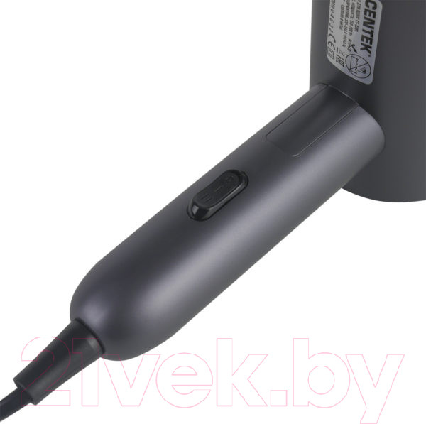 Изображение товара Компактный фен Centek CT-2201 (серый)
