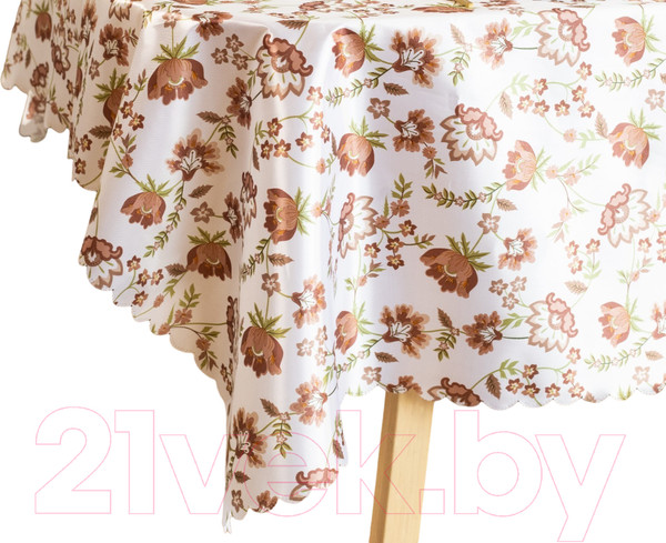 Изображение товара Скатерть Доляна Red flowers 145x300 / 10389107