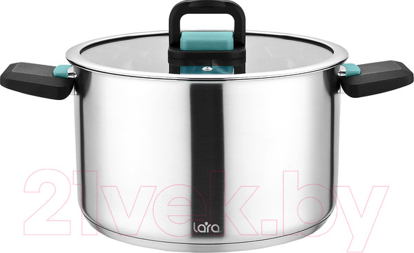 Изображение товара Кастрюля Lara Изумруд LR02-245 (6.4л)