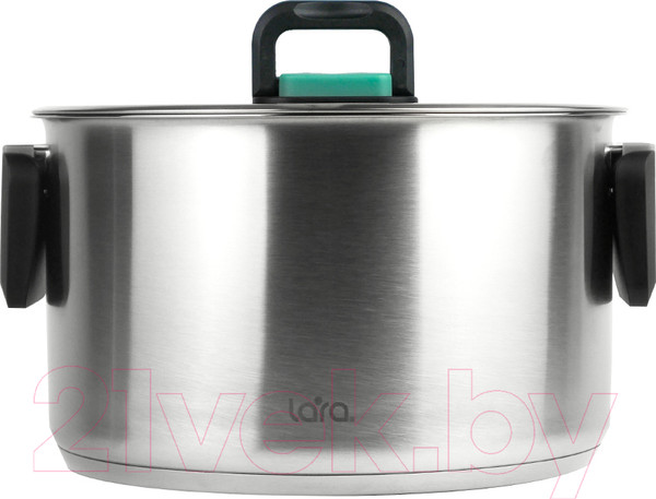 Изображение товара Кастрюля Lara Изумруд LR02-245 (6.4л)