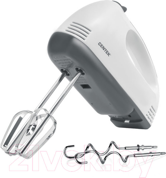 Изображение товара Миксер ручной Centek CT-1111 (белый/серый)