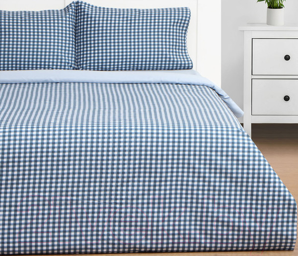 Изображение товара Комплект постельного белья Этель Blue cage Евро / 10326525