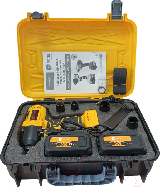 Изображение товара Аккумуляторный гайковерт Edon AAW-21 / 600BL