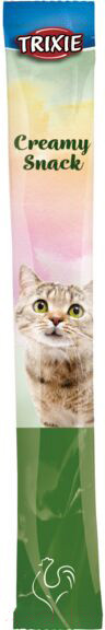 Изображение товара Лакомство для кошек Trixie Creamy Snacks курица без глютена и сахара (5x14г)