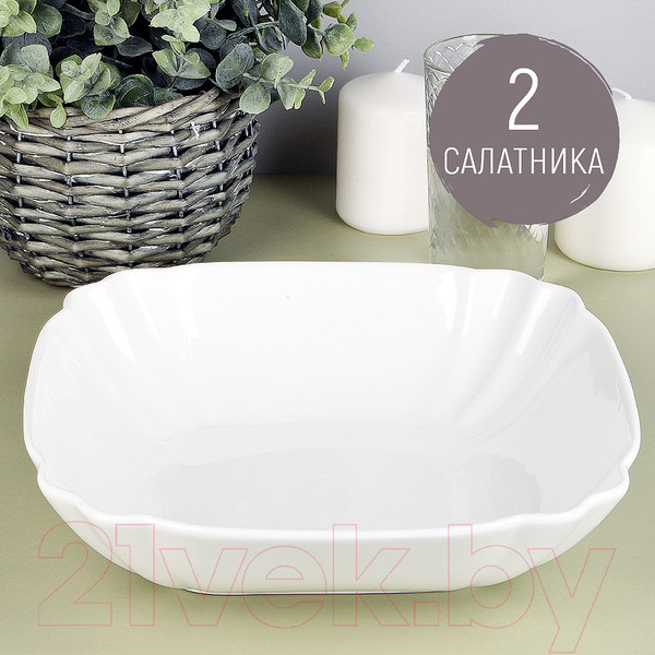 Изображение товара Набор салатников Nouvelle Маршмеллоу / 0530188-Н2