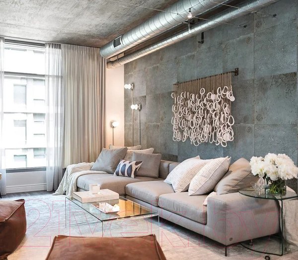 Изображение товара Штукатурка готовая декоративная Aura Dekor Beton (16кг, серый)