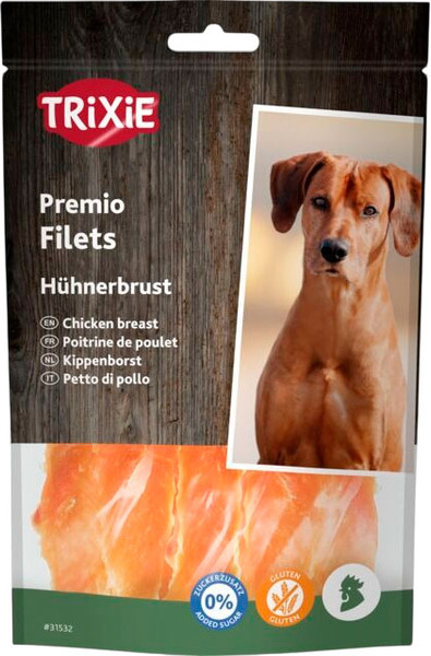 Изображение товара Лакомство для собак Trixie Premio куриные ломтики (100г)