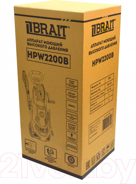 Изображение товара Мойка высокого давления Brait HPW 2200B