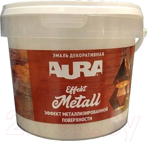 Изображение товара Эмаль декоративная Aura Dekor Effekt Metall (0.8кг, бронза)