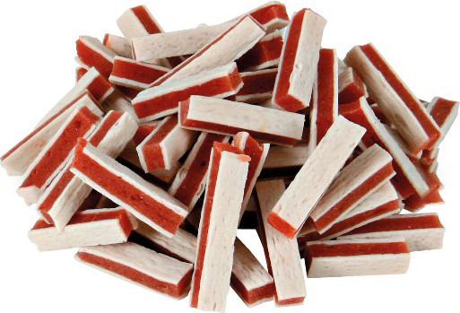 Изображение товара Лакомство для собак Trixie Premio полоски с курицей и рыбой (75г)