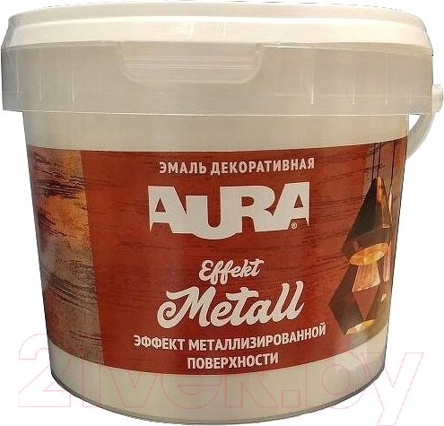 Изображение товара Эмаль декоративная Aura Dekor Effekt Metall (0.8кг, перламутр)