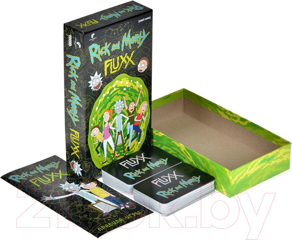 Изображение товара Настольная игра Мир Хобби Fluxx. Рик и Морти / 915646