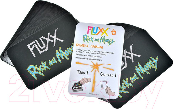 Изображение товара Настольная игра Мир Хобби Fluxx. Рик и Морти / 915646