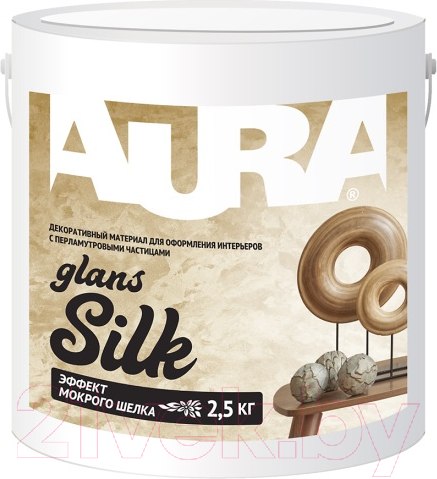 Изображение товара Штукатурка готовая декоративная Aura Dekor Silk Glans (2.5кг)